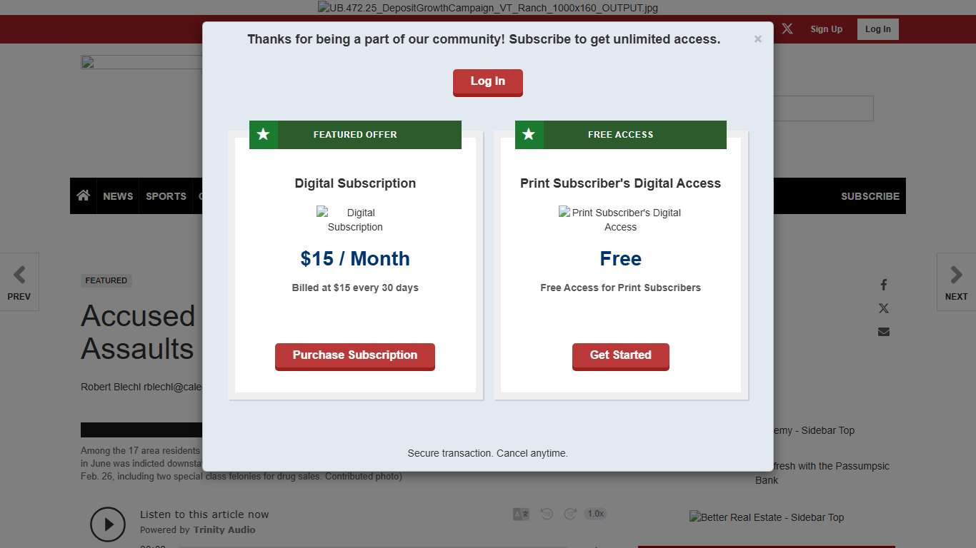 Accused Drug Dealer Indicted For Ordering Two Assaults | Local News | caledonianrecord.com